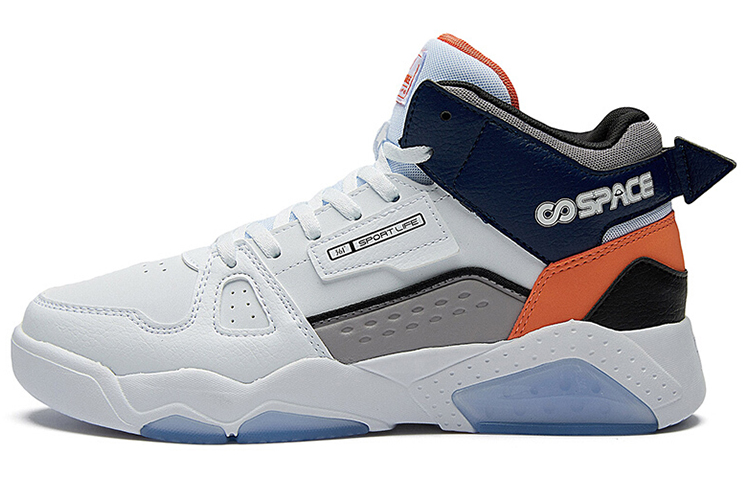 Buy (W) （女款）361°高筒運動鞋「白色和青色」型號 582036633-3 582036633-3