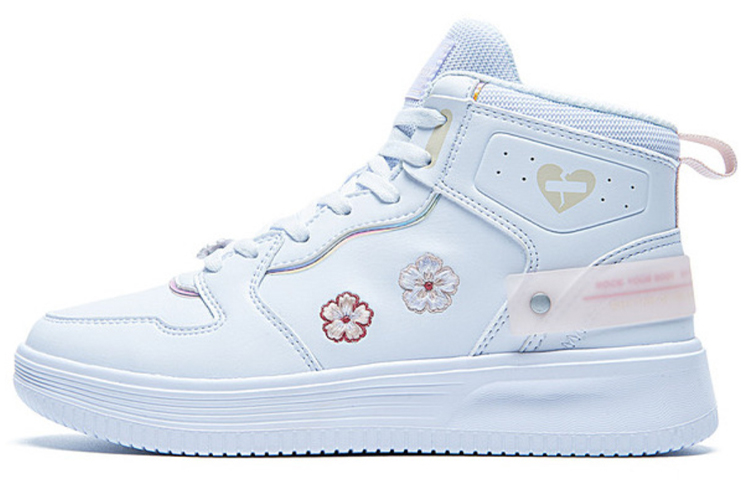 (Women) 361° High-Top Sneakers 'White Pink' 682036618F-2