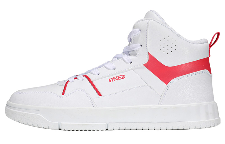 (Women) 361° High-Top Sneakers 'White Red' 682036625-1