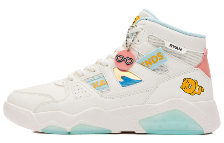 Buy (W) Zapatillas 361° Altas 'Blanco Amarillo Verde' 682136627-2