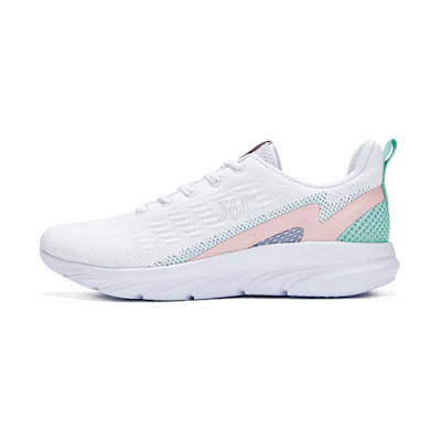 (W) 361° KNIT Running Shoe 'White Pink'