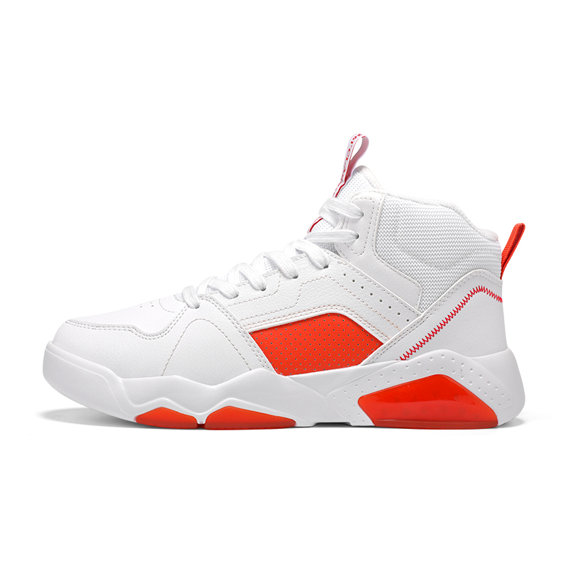 (Women) 361° Lifestyle Mid-Top 'White Red' 682346619B-4