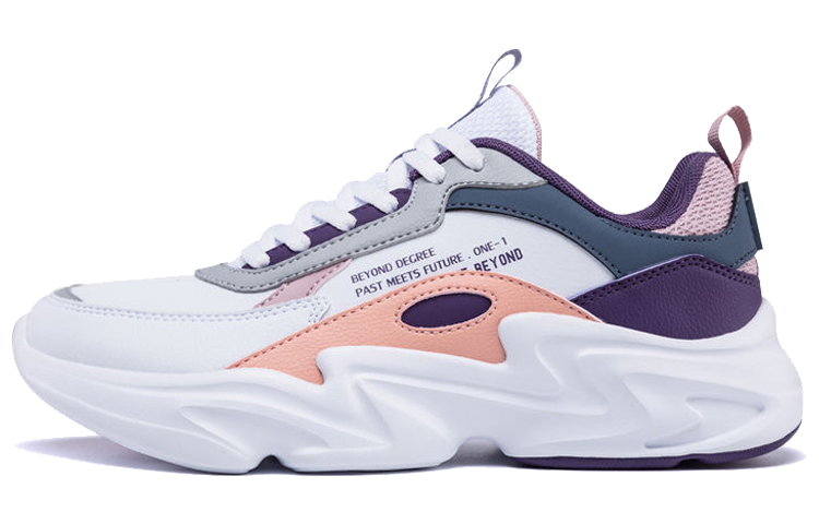 (Women) 361° Lifestyle Series 'White Purple Dad Shoe' 681936791-3