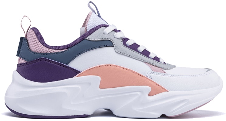 (W) 361° ライフスタイルシリーズ 'ホワイト パープル ダッドシューズ' 681936791-3 Order (W) 361° ライフスタイルシリーズ 'ホワイト パープル ダッドシューズ' 681936791-3