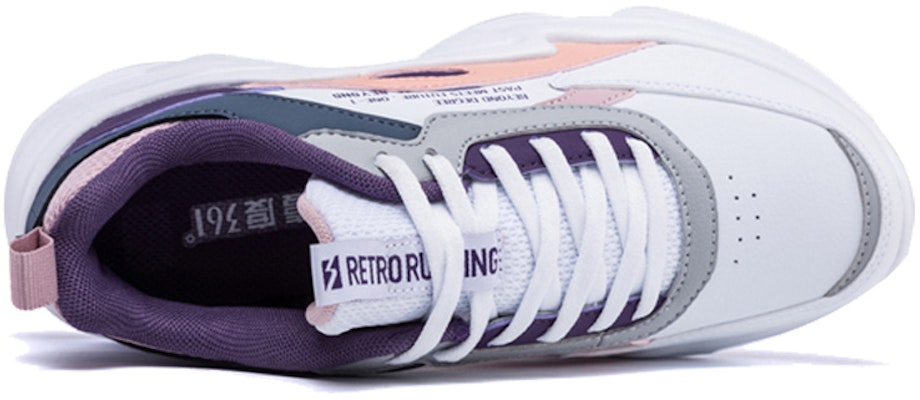 (W) 361° ライフスタイルシリーズ 'ホワイト パープル ダッドシューズ' 681936791-3 Shop (W) 361° ライフスタイルシリーズ 'ホワイト パープル ダッドシューズ' 681936791-3