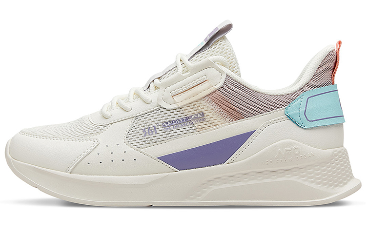 Buy (W) 361° 輕量透氣舒適低筒運動鞋 '白紫' 682136704V-1