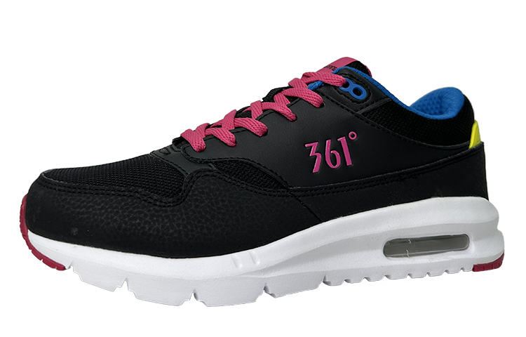 Lookbook (W) 361° 軽量 通気性 ローカット 'ブラック ピンク' 681632241-4