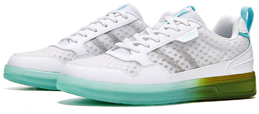 (Women) 361° Lightweight Shock-Absorbing Board Shoes 'White Blue' 682026601-2 Order (Women) 361° Lightweight Shock-Absorbing Board Shoes 'White Blue' 682026601-2