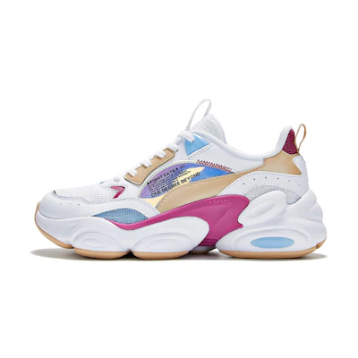 (W) 361° Low-Top Fashion 'Dad Shoe White Purple'