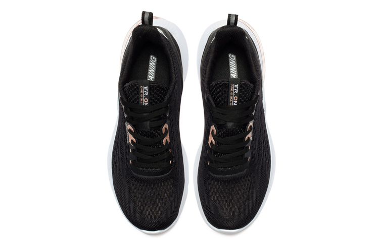 Lookbook (W) 361° Sepatu Lari Low-Top 'Hitam Pink' 582024430-4