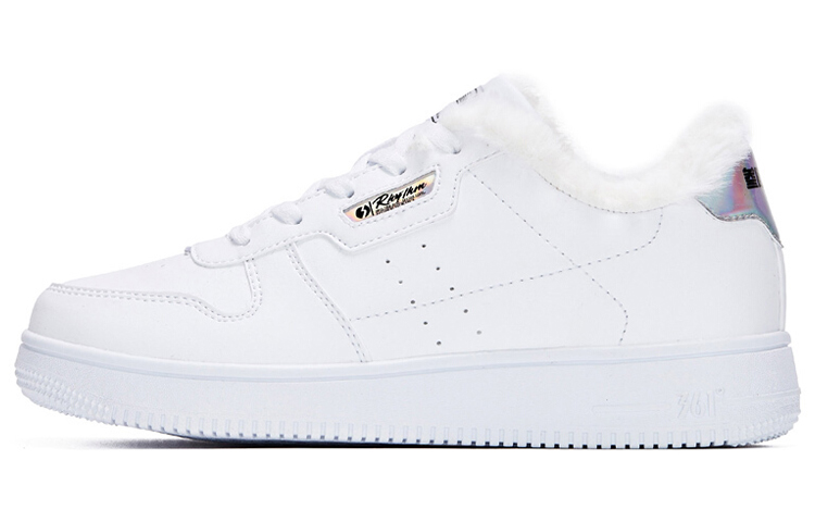 (Women) 361° Low-Top Skate Shoe 'Comfort Fleece White' 681946606A-1