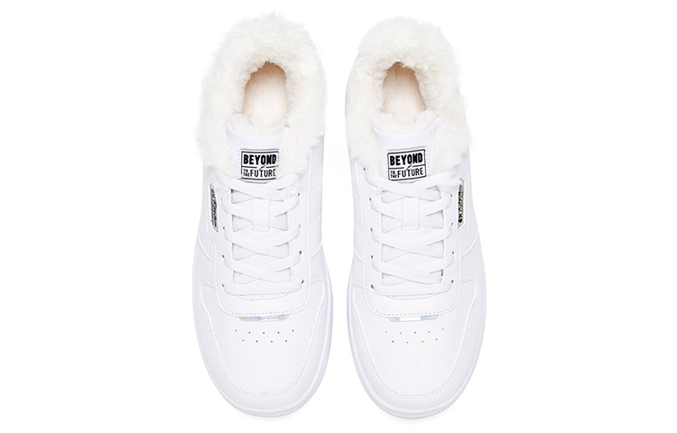 Order (W) 361° Sepatu Skate Rendah 'Comfort Fleece Putih' 681946606A-1