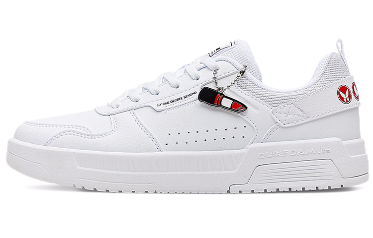 Buy (W) （女款）361°低筒滑板鞋「極光白-紅」682136611-1 682136611-1