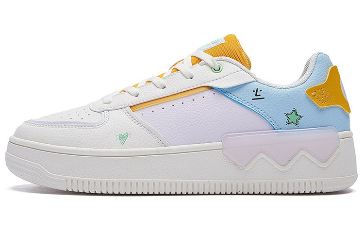 Buy (W) 361°ローカットスケシュー 白/ピンク/青 682116607F-4