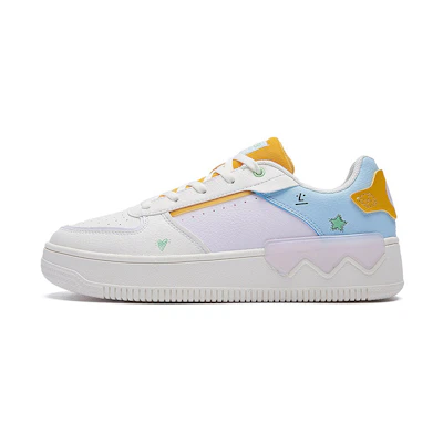 (W) 361° Low-Top Skate Shoes 'White Pink Blue'