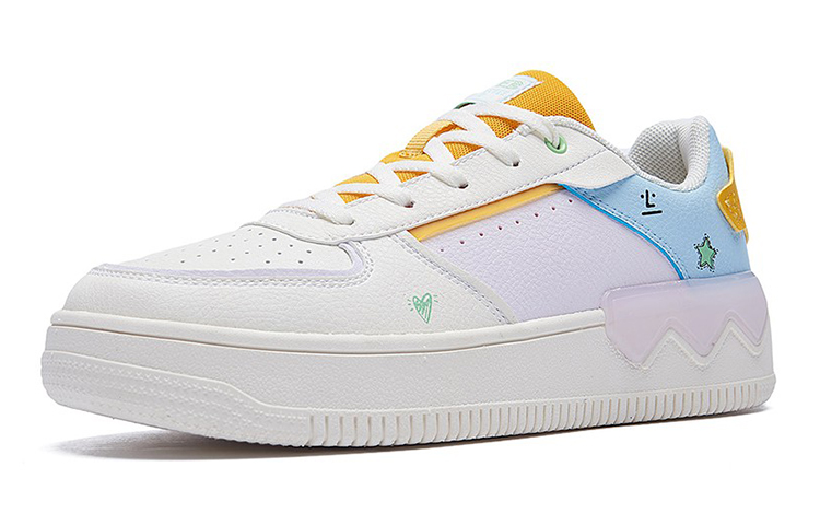 Order (W) 361°ローカットスケシュー 白/ピンク/青 682116607F-4