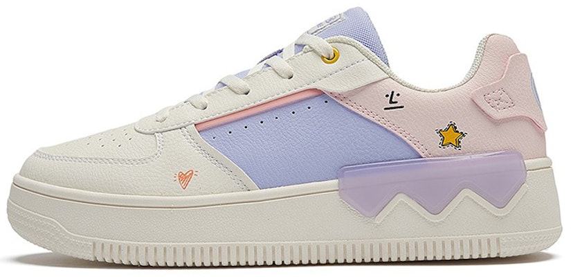 (Women) 361° Low-Top Skate Shoes 'White Purple' 682116607F-5 Buy (Women) 361° Low-Top Skate Shoes 'White Purple' 682116607F-5