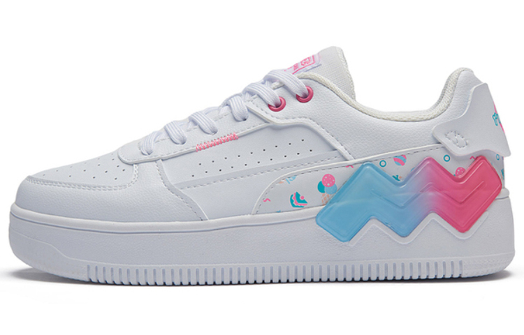 (Women) 361° Low-Top Skateboard Sneakers 'White Pink' 682116622-4