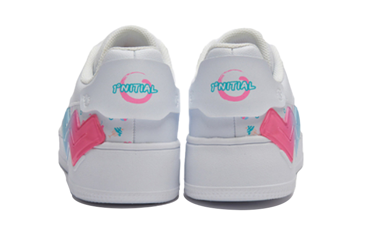 Lookbook (W) 361° Kasut Papan Luncur Rendah 'Putih Merah Jambu' 682116622-4