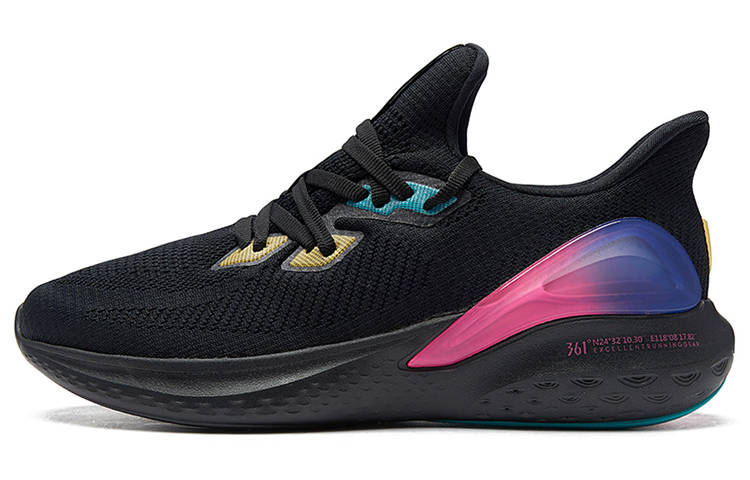 Buy (W) Sepatu Lari 361° Low 'Hitam Obsidian' 582112238-5