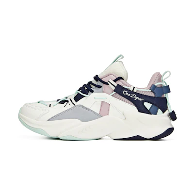 (W) 361° Low Top 'White Blue CMFT Fleece'