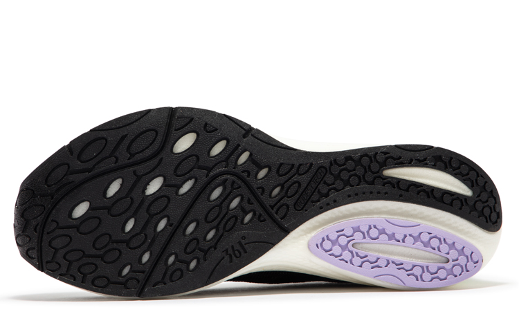 Purchase (W) Zapatillas Running 361° Low Top 'Negro Morado Tecnología Bounce' 582322201-6