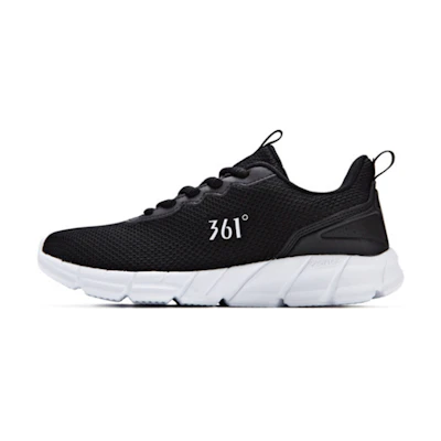 (W) 361° Low Top Running Shoes 'Black White'