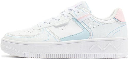 (Women) 361° Low Top Skate Shoes 'White Blue Pink' 682116601F-8 (Women) 361° Low Top Skate Shoes 'White Blue Pink' 682116601F-8