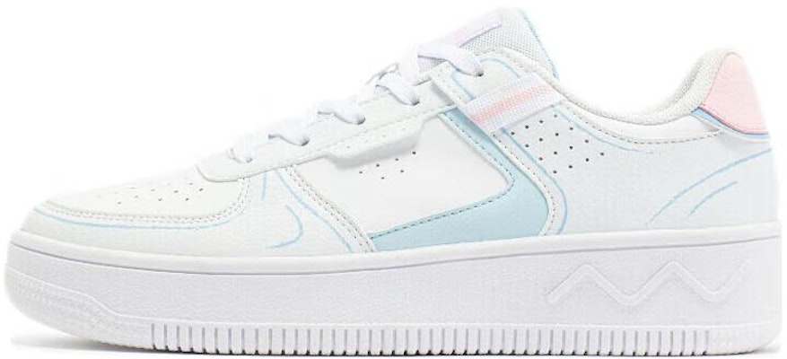 (Women) 361° Low Top Skate Shoes 'White Blue Pink' 682116601F-8 Buy (Women) 361° Low Top Skate Shoes 'White Blue Pink' 682116601F-8