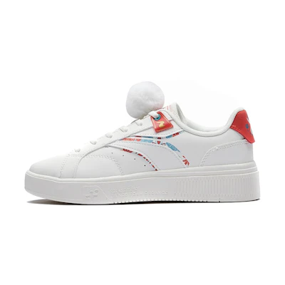 (W) 361° Low Top Skate Shoes 'White Red'