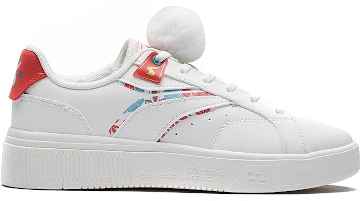 (Women) 361° Low Top Skate Shoes 'White Red' 582316606-3 Order (Women) 361° Low Top Skate Shoes 'White Red' 582316606-3