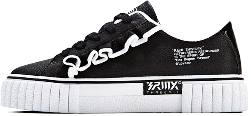 (Women) 361° Low Top Skateboard Sneaker 'Black and White' 681836624-3 Buy (Women) 361° Low Top Skateboard Sneaker 'Black and White' 681836624-3