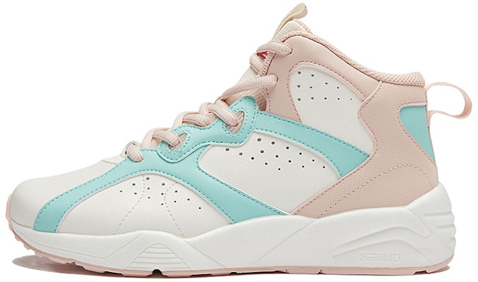 (Women) 361° Mid-Top Basketball Sneakers 'White Pink' 682111110-2 Buy (Women) 361° Mid-Top Basketball Sneakers 'White Pink' 682111110-2