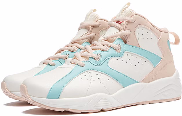 (W) Zapatillas de Baloncesto 361° Mid-Top 'Blanco Rosa'. 682111110-2 Order (W) Zapatillas de Baloncesto 361° Mid-Top 'Blanco Rosa'. 682111110-2