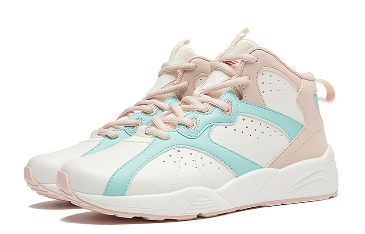 Lookbook (W) Sepatu Basket 361° Mid-Top 'Putih Pink' 682111110-2