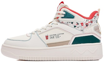 (Women) 361° Mid Top Sneaker 'White Green' 682146609B-7 (Women) 361° Mid Top Sneaker 'White Green' 682146609B-7
