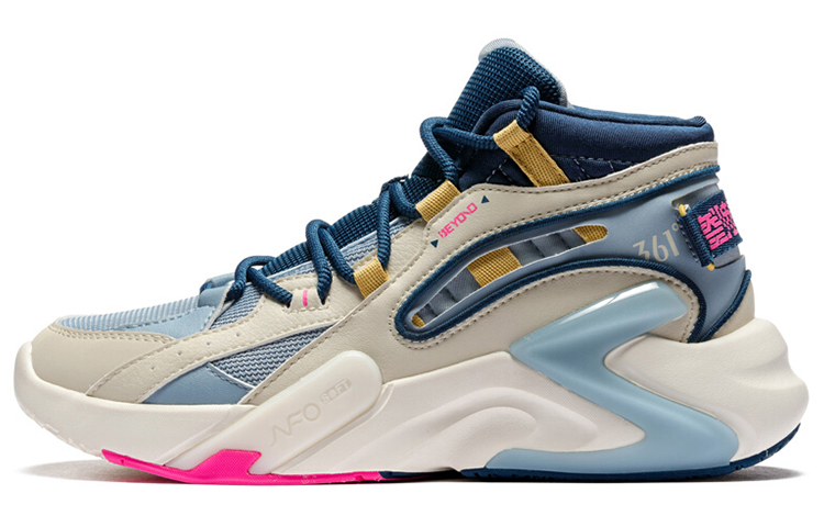 Buy (W) 361° NFO '블루 그레이 미드톱 농구화' 682031115-3