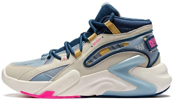 (Women) 361° NFO 'Blue Grey Mid-Top Basketball' 682031115-3 (Women) 361° NFO 'Blue Grey Mid-Top Basketball' 682031115-3