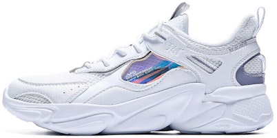 (Women) 361° NFO Technology 'White Grey Retro Culture' 582026780-1 (Women) 361° NFO Technology 'White Grey Retro Culture' 582026780-1