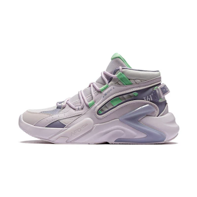 (W) 361° NFO Technology Mid-Top Basketball Sneaker 'Purple Grey'