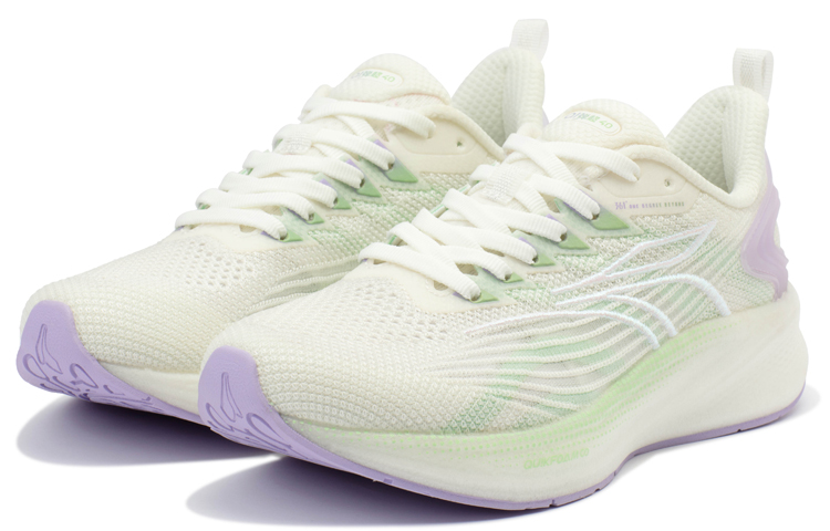 Lookbook (W) 361° Q バウンス 4.0 ロー 『ホワイト グリーン』 582322201-1