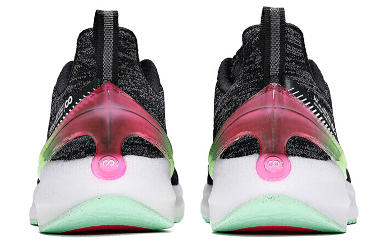 Lookbook (W) Sepatu Lari 361° Q Bounce Super Low 'Haomu Hitam Merah Muda' 582022288-7