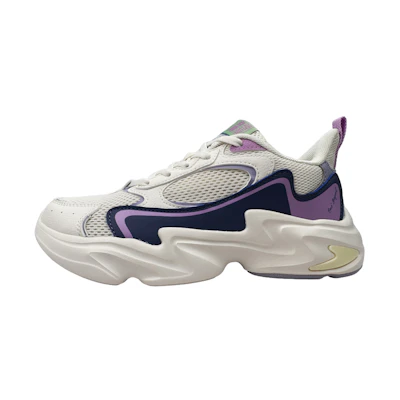 (W) 361° Retro Breathable Mesh Sneaker 'White Purple'