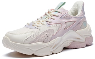 (W) 361° 復古低筒運動鞋 '米色粉紅' 582316768-4 Order (W) 361° 復古低筒運動鞋 '米色粉紅' 582316768-4