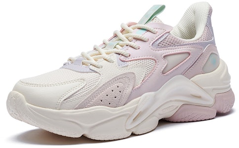 (W) 361° 復古低筒運動鞋 '米色粉紅' 582316768-4 Order (W) 361° 復古低筒運動鞋 '米色粉紅' 582316768-4