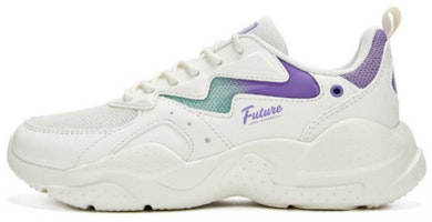 (Women) 361° Retro Running Sneaker 'White Purple' 682016783-1 (Women) 361° Retro Running Sneaker 'White Purple' 682016783-1