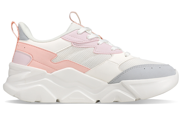 Order (W) Sepatu Lari 361° Low 'Putih Abu Pink' 682146728-9