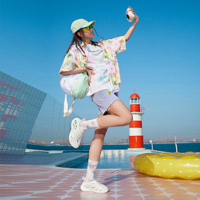 (Women) 361° Slip-On 'White Green' 'You Jing' 682226722-2 4