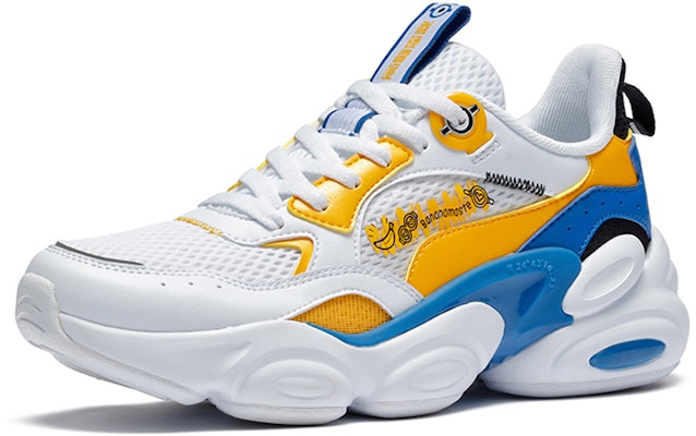 (Women) 361° x Minions Chunky Dad Shoes 'White Blue Yellow' 682026768-2 Order (Women) 361° x Minions Chunky Dad Shoes 'White Blue Yellow' 682026768-2