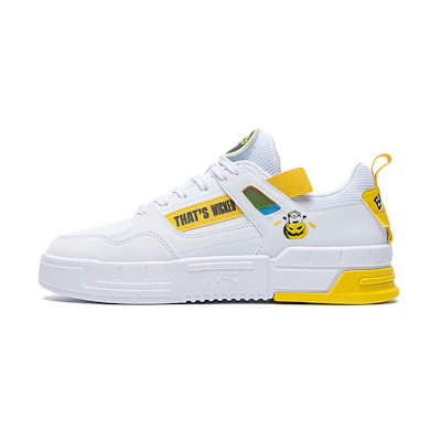 (W) 361° Despicable Me Low Top 'Minions - White Yellow'